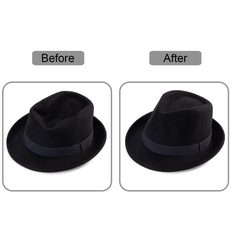LADYBRO 20Pcs Trilby Fedora Hat Holder, Protect Shape, for Straw