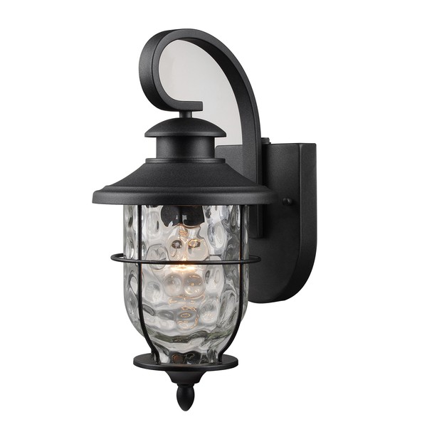 Hardware House LLC 21-2199# 1-Light Lantern with Photo Cell Black