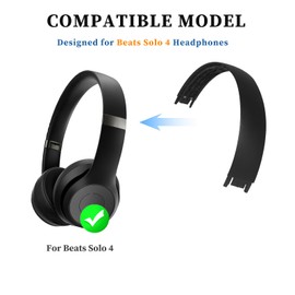 Solo 4 Headband for Beats Solo 4 On-Ear Headphones, Replacement Parts Repair Kit Solo4 Accessories Replacement Headband Durable & Bending Resistant - Matte Black
