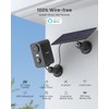 ieGeek Solar Security Cameras Wireless Outdoor Solar Panel, 2K WiFi