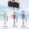 3pcs Impact Grade Socket Adapter Set, 1/2" 3/8" 1/4" Impact