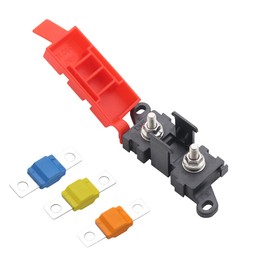 1 Compartment Midi Fuse Holder Car Boat Motorhome Caravan Camper Fuse Block Midi Holder with 30A 60A 100A Fuses