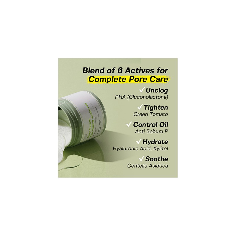 SUNGBOON EDITOR [SUNGBOON EDITOR]Green Tomato Pore Peeling Jumbo Pad 180ml