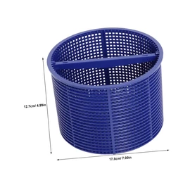 Abaodam Swimming Pool Waste Filter Basket Durable Replacement Skimmer Basket for Efficient Filtration Traps Leaves Hair Debris Compatible with Pools