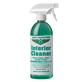 Interior Cleaner, Carpet Cleaner, Seat Cleaner, Fabric Cleaner, Cleans Carpets, Seats, Leather, Upholstery and Vinyl, Aircraft Quality for your Car Boat RV Meets Boeing and Airbus Specs 16oz