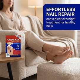 KAFZEL 21 Pezzi Fungal Nail Patches, Cerotti Per Funghi Unghie Piedi, Toppe Fungo, Cerotti Multiuso per la Riparazione Delle Unghie dei Piedi Danneggiate Delle Scolorite