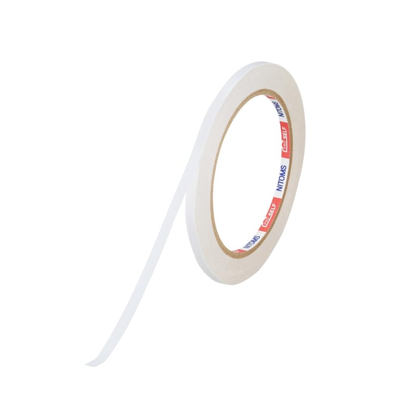 Nitoms PROSELF A9009 General Double-Sided Tape, White, Width 0.2 inches