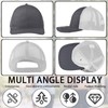 CWENDANER Mens Baseball Caps Trucker Classic Color Blocking Snapback Cap,