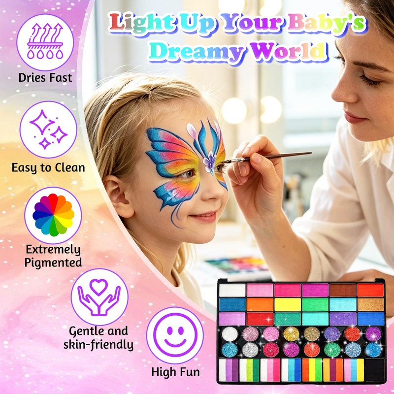 KutaKuta Children's Make-Up Set, 52 Colours