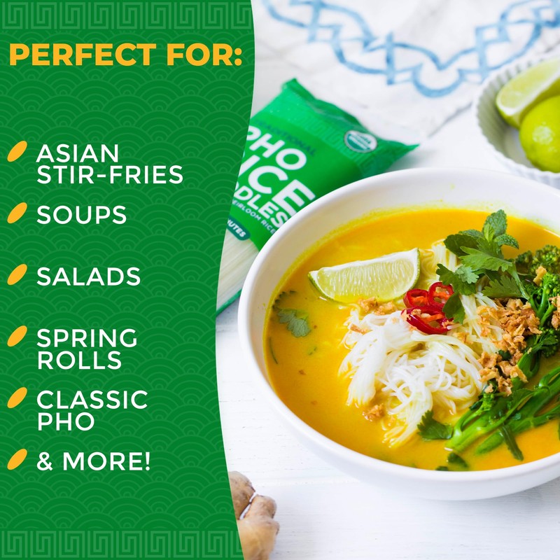 Lotus Foods Organic Traditional Pho Rice Noodles - Gluten Free