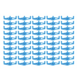 50 Packs Plant Support Clip Branch Reusable Adjustable Stem Trainer Clip for Vegetables Blue