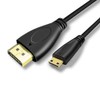 CAMKOO Mini HDMI to HDMI Adapter Cable, 10.2Gbps High-Speed, 4K@30Hz,