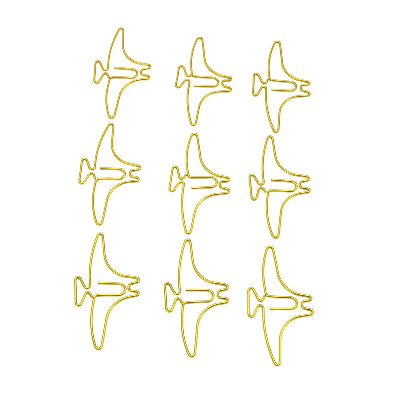 100pcs Paper Clips Prevent Slip Cute Animal Shaped Decorative Metal