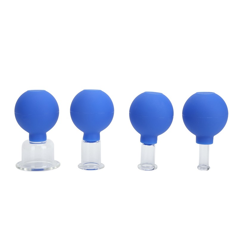 4Pcs Liposuction Cup MultiSize Health Care Cellulite Removal Skin Treatment