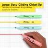 SHARPIE® Tank-Style Highlighters, Chisel Tip, Mild Pastel Barrels, Mild Pastel