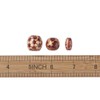 Kissitty 300pcs Natural Printed Wooden Beads Round & Oval Shapes