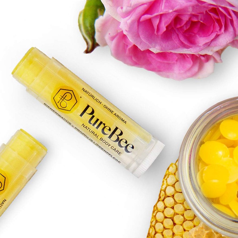 Lip Balm with Beeswax & Propolis Without Aroma | Natural