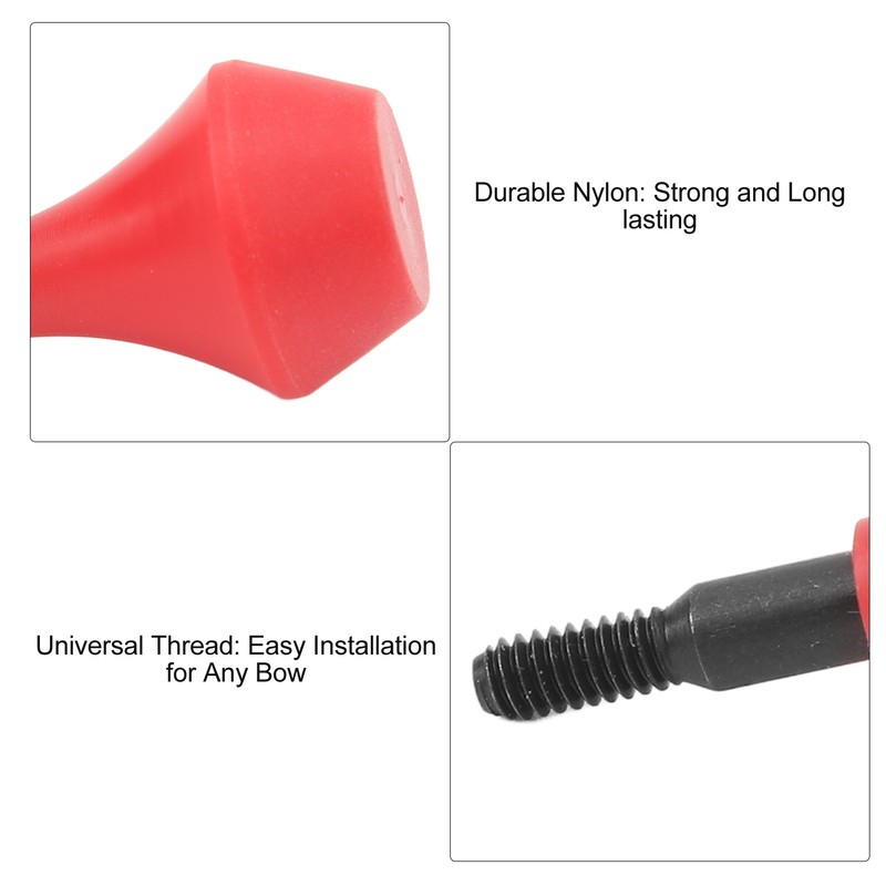10PCS Archery Arrow Head Safety Arrow Tips Screw in Nylon