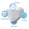 Unisex Adult Kids Disposable 3D KF94 Face Mask 4-Layer Filters