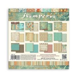 Stamperia - Scrapbook Paper Pad for Scrapbooks, Albums, Cards, Bullet Journals and More, Acid Free, Double-Sided, Perfect for Crafts and Gifting (The Nutcracker Maxi Background) (30.5 x 30.5 cm)