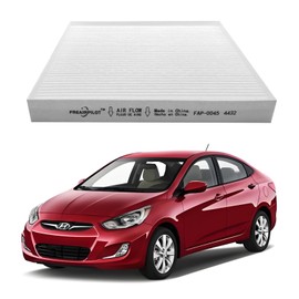 Freairpilot Freairpilot CF12058 Filtro de aire de cabina, repuesto para Hyundai Accent, Creta, Elantra, Elantra GT/Kia Forte, Forte5, Rio; OEM # CP058,100002158,97133-F2000,97133-F2100,F1