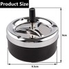 KOMUNJ Rotating Ashtray, Table Ashtray, Modern Rotating Ashtray, Wind Ashtray