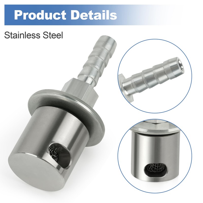 Fuel Tank Vent Roll Over Valve with Bracket Kit Remote
