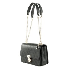 GUESS Eliette Logo Convertible Xbody Flap Coal Logo, Coal logo