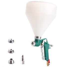 DOTOOL Air Texture Spray Gun,Drywall Texture Sprayer with 1.45 Gallon Hopper,3 Nozzle:4.0mm/6.0mm/8.0mm,for Stucco Mud or Popcorn on Walls and Ceiling,Knockdown