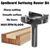 Sinoprotools Slab Flattening Router Bit - Surfacing Router Bits 1/2