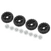 4Pcs Luggage Swivel Wheels Low Noise Sturdy Lightweight Heat Insulation