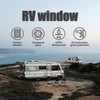 Galamarine RV Exit Window - 30" W x 20" H,