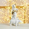 Melrose Animal Stack with Presents, Resin, 13-inch Height
