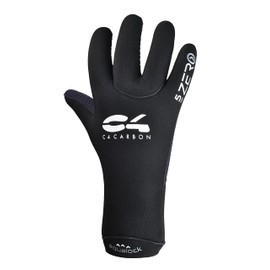 C4 ZERO DRY Neoprene Diving Gloves 2mm, 3.5mm and 5mm, Underwater Fishing (Neoprene 5mm, XS)