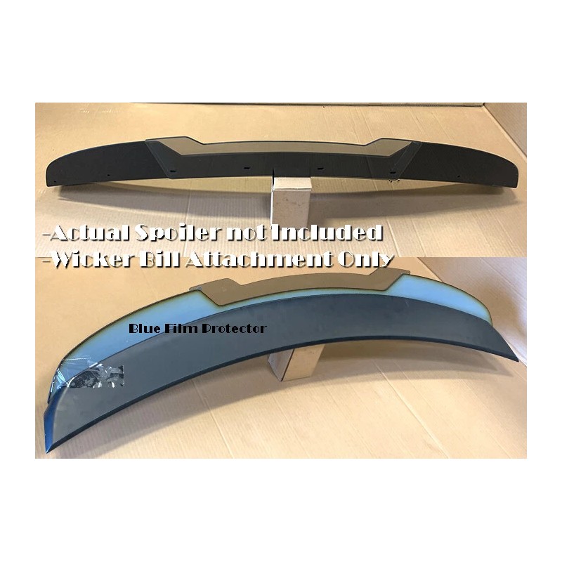SDeelCase 2 Pcs Trunk Decklid Spoiler Gurney Flap Wicker bill