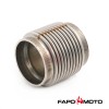FAPO 2" ID T304 SS EXHAUST FLEX BELLOWS 2.55" Long