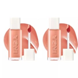 Inga 잉가 베어비치 워터 글로우 웜톤 립틴트 발색 X2개 Inga Bear Beach Water Glow Warm Tone Lip Tint Color X2개