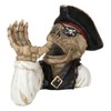 Ebros Gift Bootleg Rum Gold Tooth Pirate Captain Hook Skeleton