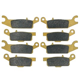 Traild Ceramic Brake Pad Set for Yamaha Grizzly 700/550 2007-2025 Ceramic Front & Rear Full Vehicle Set