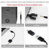 Geekria Attachable Headphones Boom Microphone, Convert Your Loved Headphone into