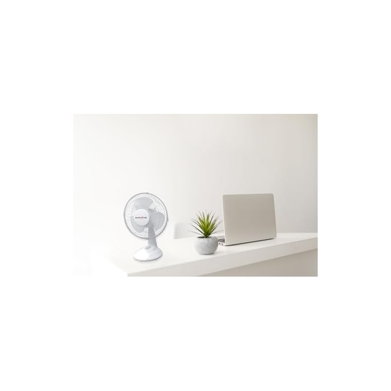 EUROSTAR FDF9W 9" Desktop Fan, White