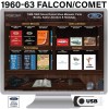 1960-1963 Falcon Comet Factory OEM Shop Manuals on USB