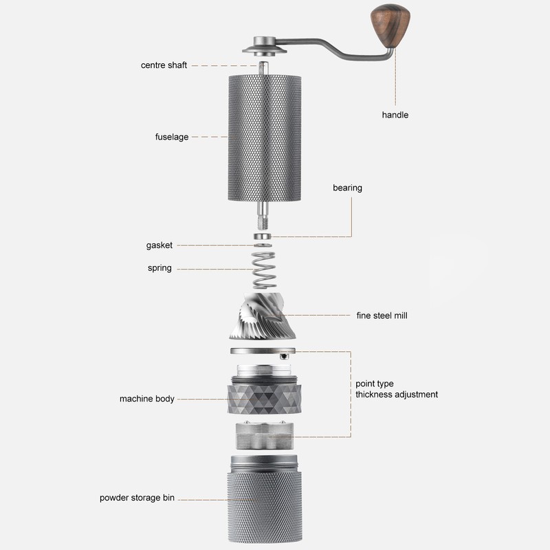 Manual Coffee Bean Grinder Portable Hand Coffee Grinder Home Hand