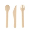Eco-Friendly Disposable Cutlery set (125 pack)- Made from recycled paper.