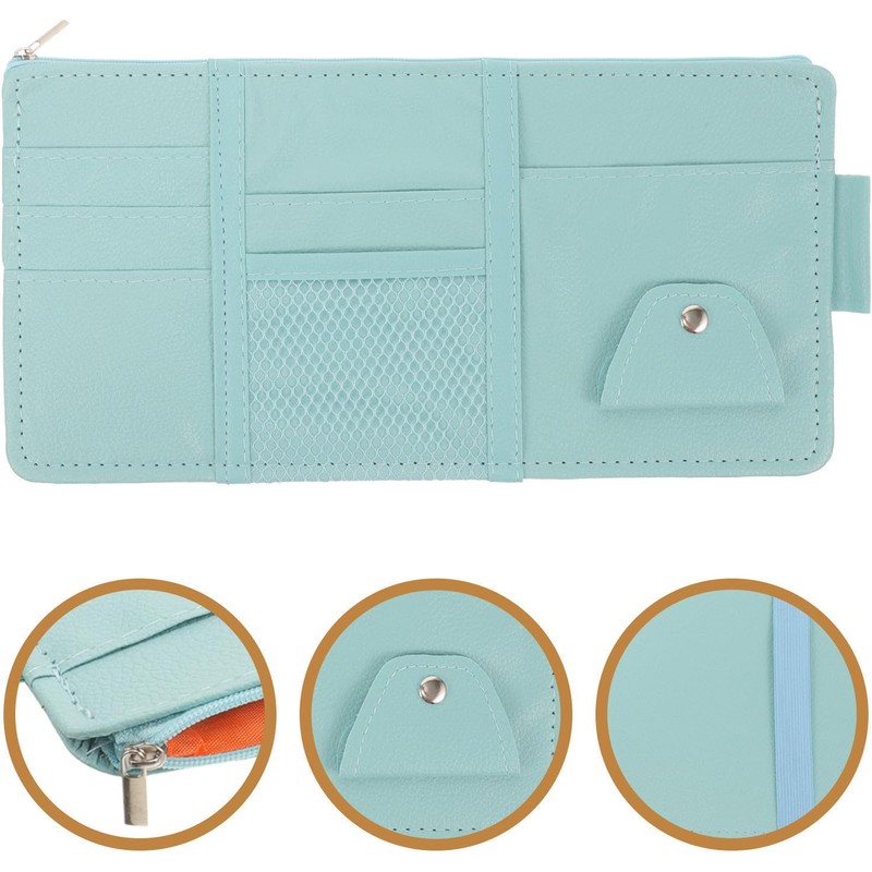 Organizador de Gafas para Coche Porta Gafas de Visera de