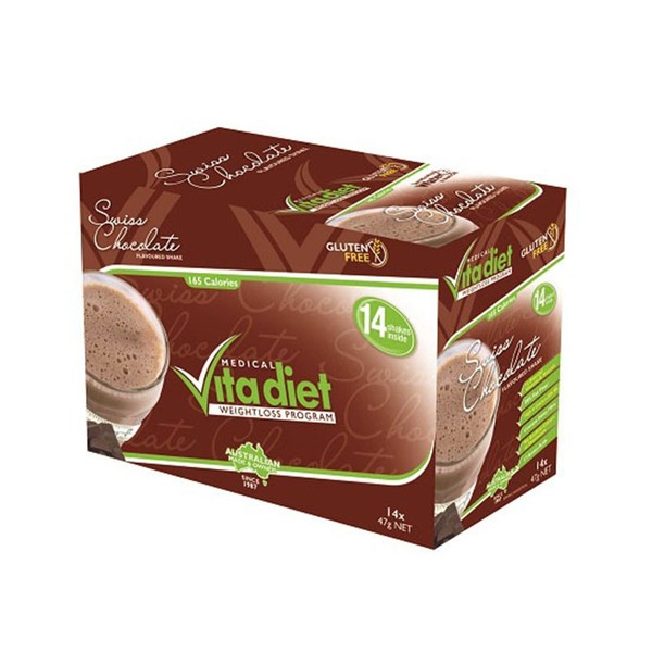 Medical Vita Diet Swiss Chocolate Smoothie Sachets X 14