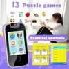 PTHTECHUS Kids Phone Toys for Girls Boys - Toddler Touchscreen