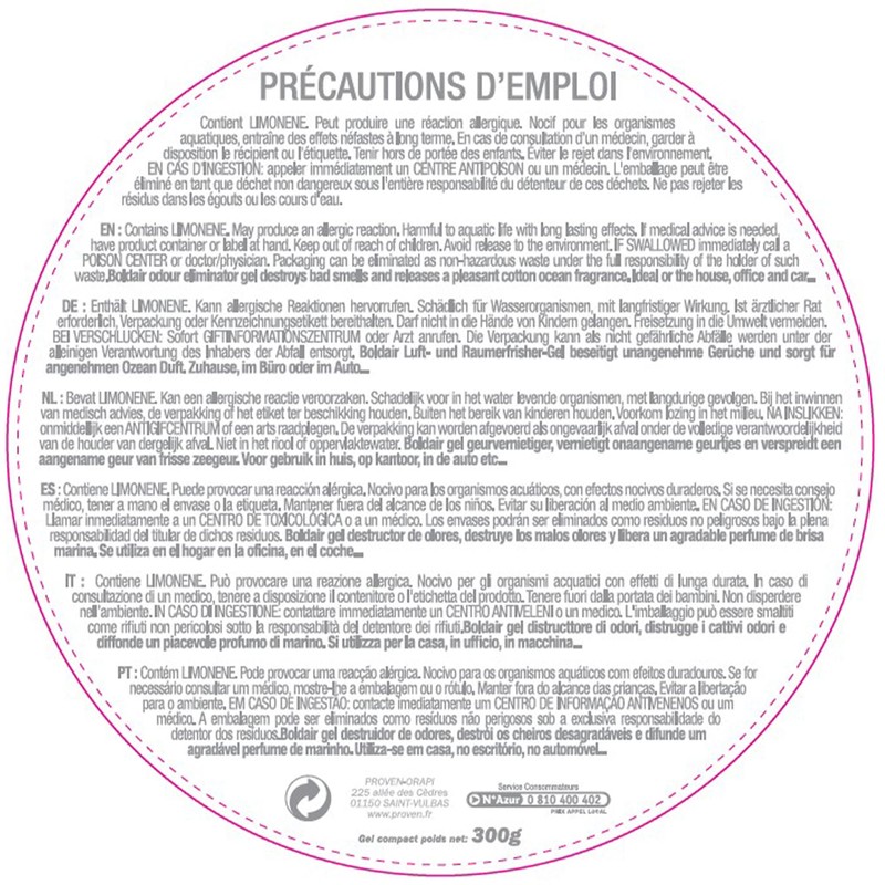 boldair Gel Shredder Tea Green - 1 Piece