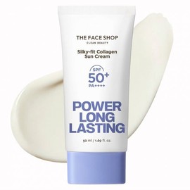 The Face Shop/Power/Long-Lasting/Collagen/Sunscreen Cream/SPF50+/PA++++/50ml/1Pc