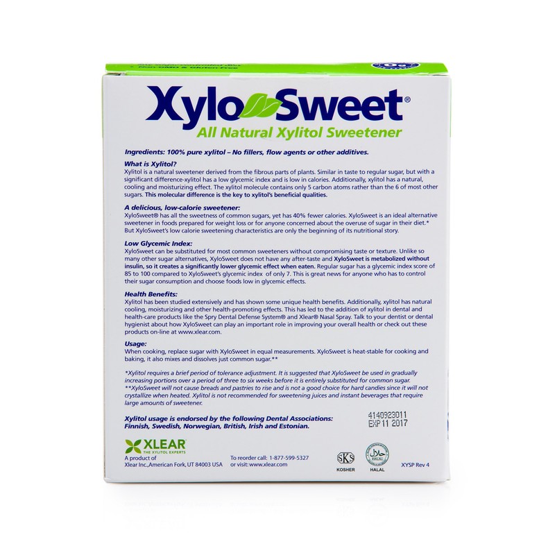 Xlear XyloSweet Plant Sourced Xylitol Sweetener - Pure Natural Sugar